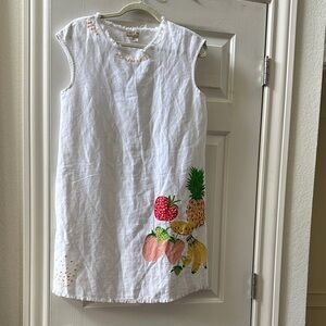 Anthropologie HOLDING HORSES  dress Fruit Print